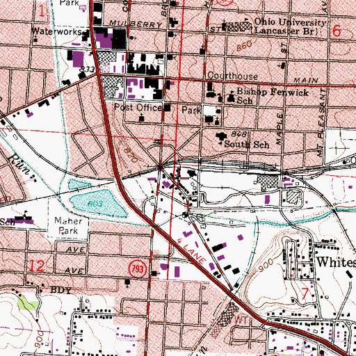 Topographic Map of Good Shepherd Chapel, OH