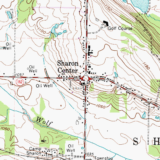 Topographic Map of Saint Pauls Evangelical Lutheran Church, OH