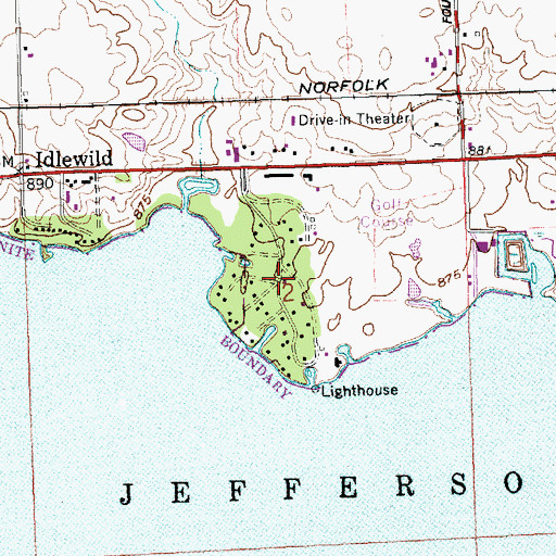 Topographic Map of Northwood, OH