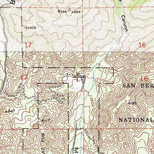 Topographic Map of Davis Ranch, CA