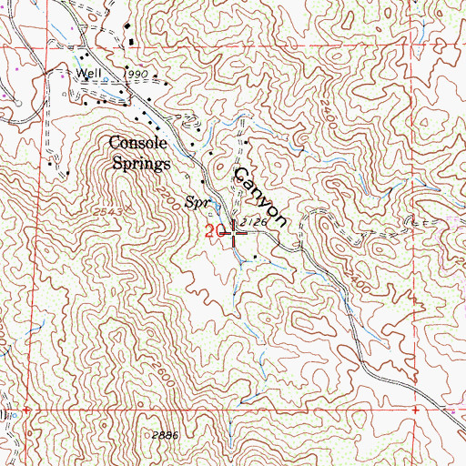 Topographic Map of Ferndale School (historical), CA