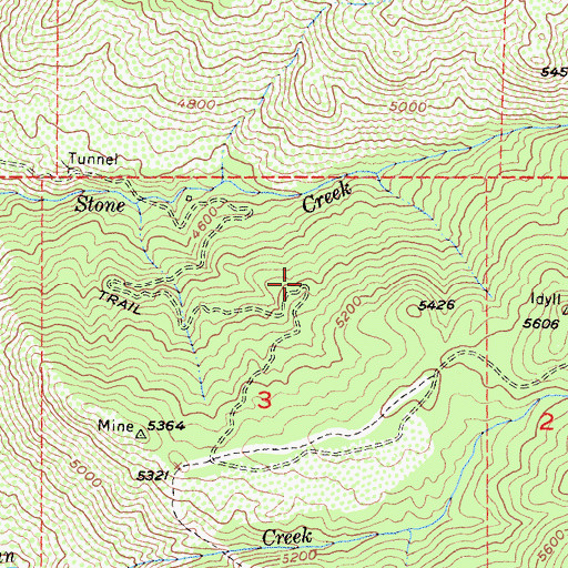 Topographic Map of Point View, CA