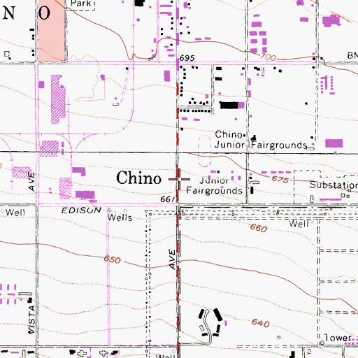 Topographic Map of Camp Ayers (historical), CA