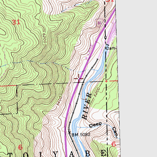 Topographic Map of Calvada (historical), CA
