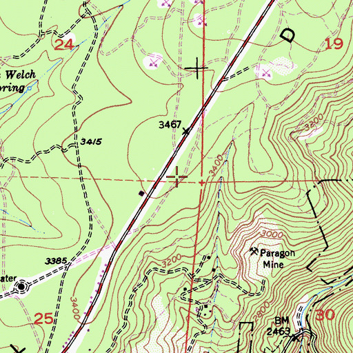 Topographic Map of Bath (historical), CA