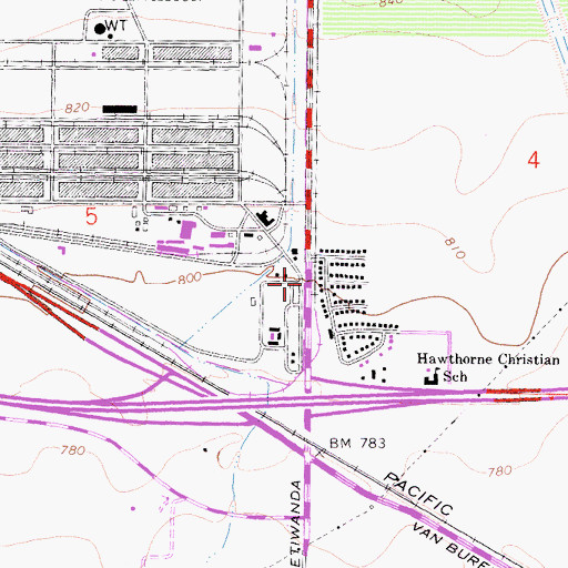 Topographic Map of Stalder, CA