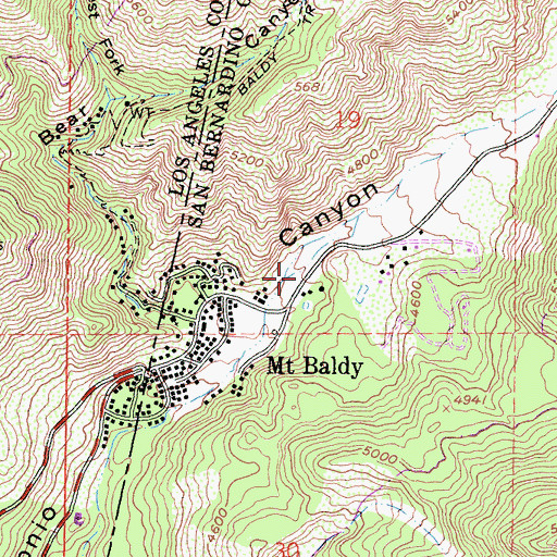Topographic Map of Dells (historical), CA