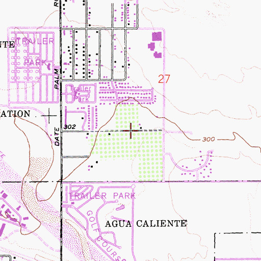 Topographic Map of McPherson Ranch, CA