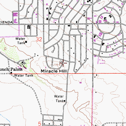 Topographic Map of Yerxo Trading Post (historical), CA