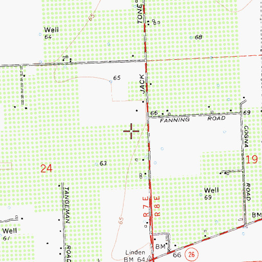 Topographic Map of Delphi School (historical), CA