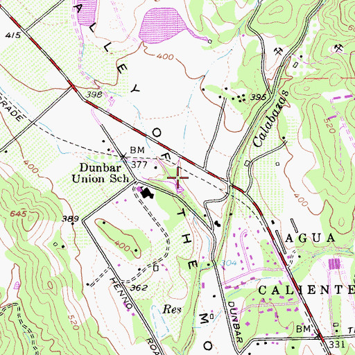Topographic Map of Beltaine (historical), CA