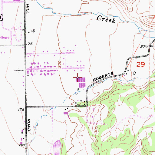 Topographic Map of Copeland School (historical), CA