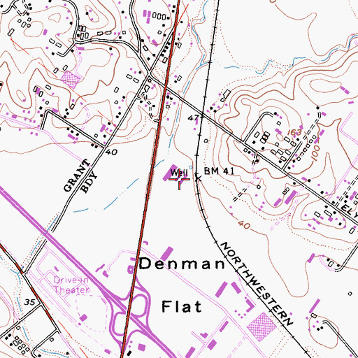 Topographic Map of Ely (historical), CA