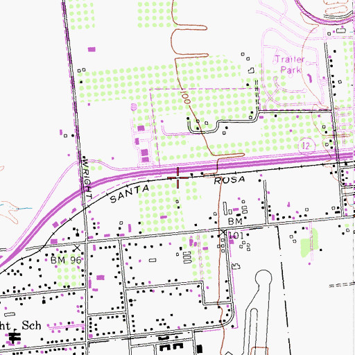 Topographic Map of McCauley (historical), CA
