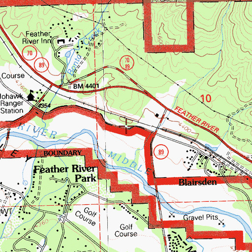 Topographic Map of Bontes (historical), CA