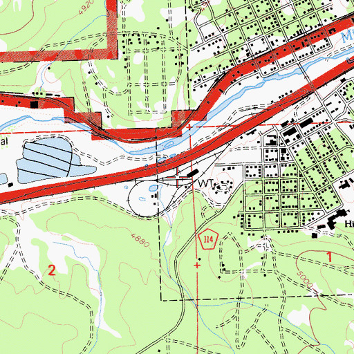 Topographic Map of Portola Railroad Museum, CA