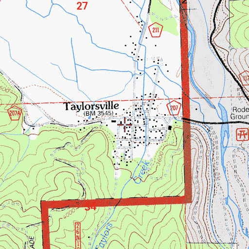 Topographic Map of Tasikoyo (historical), CA