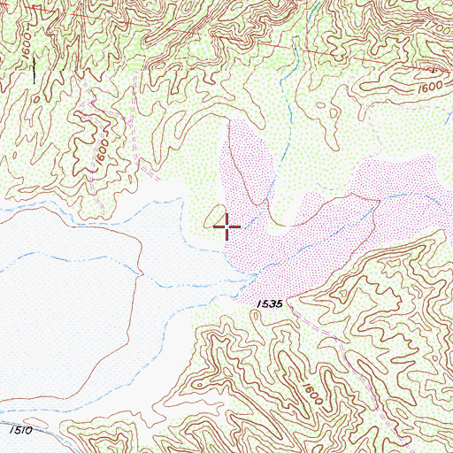 Topographic Map of Spring Creek, CA
