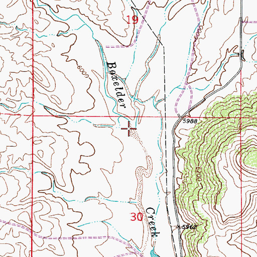 Topographic Map of Sand Creek, CO