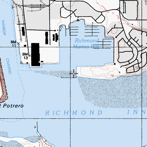 Topographic Map of Barbara and Jay Vincent Park, CA