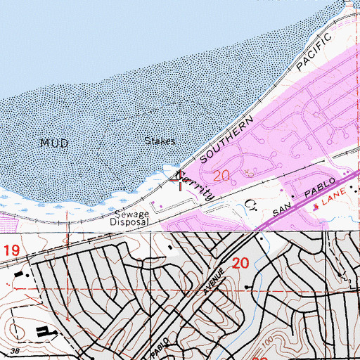 Topographic Map of Seaview Elementary School (historical), CA