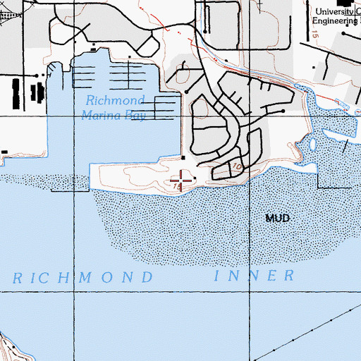 Topographic Map of Shimada Friendship Park, CA