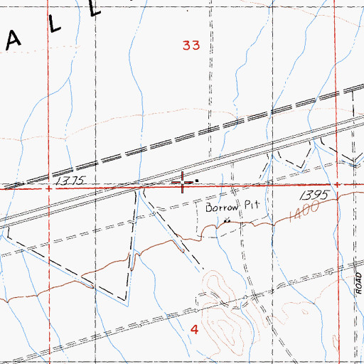 Topographic Map of Skylark Ranch, CA
