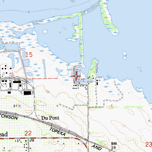 Topographic Map of Big Break Marina, CA