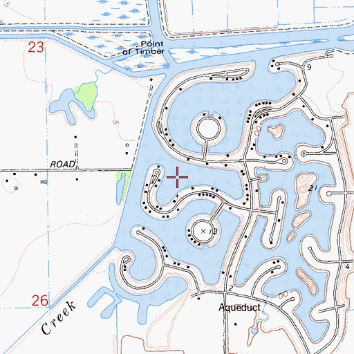 Topographic Map of Cabrillo Bay, CA