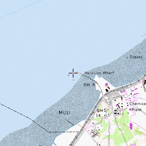 Topographic Map of Refugio Landing, CA