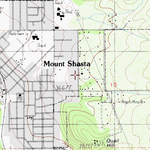 Topographic Map of The Church of Jesus Christ of Latter Day Saints, CA