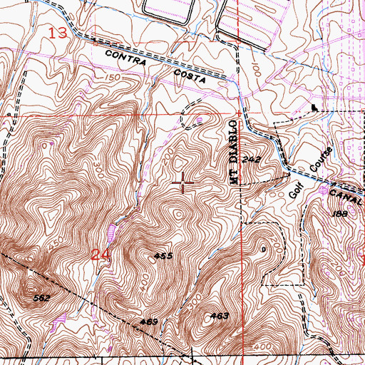 Topographic Map of Stoneman Park, CA