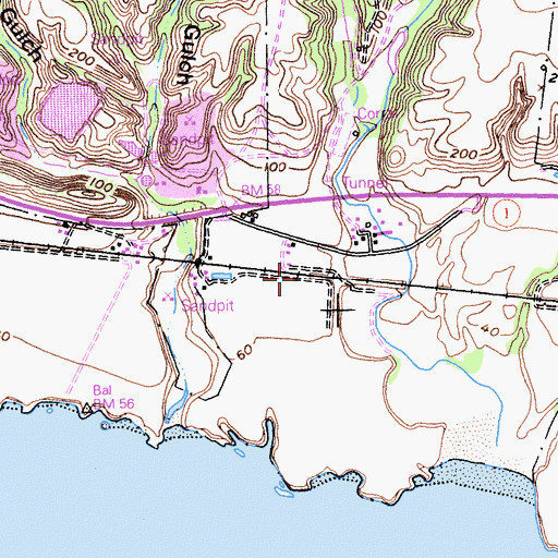 Topographic Map of Wilder Spur, CA