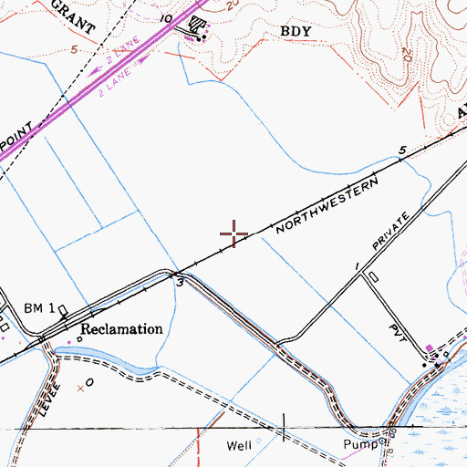 Topographic Map of Greenwood (historical), CA