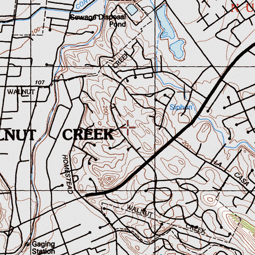 Topographic Map of Diablo Hills Golf Course, CA