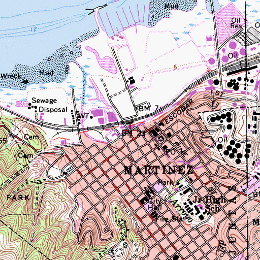 Topographic Map of George Gordon Education Center, CA