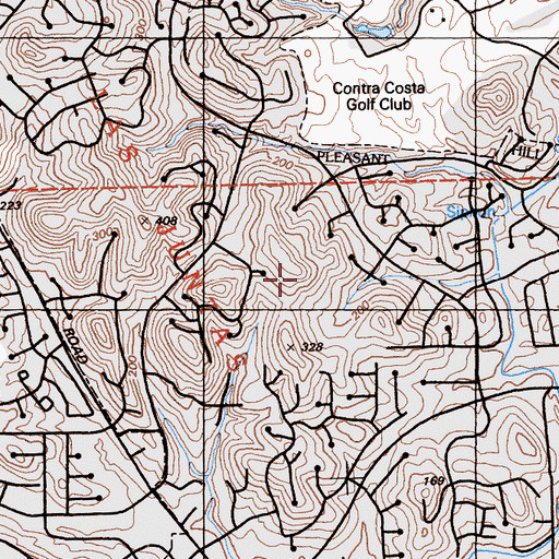 Topographic Map of Paso Nogal Park, CA