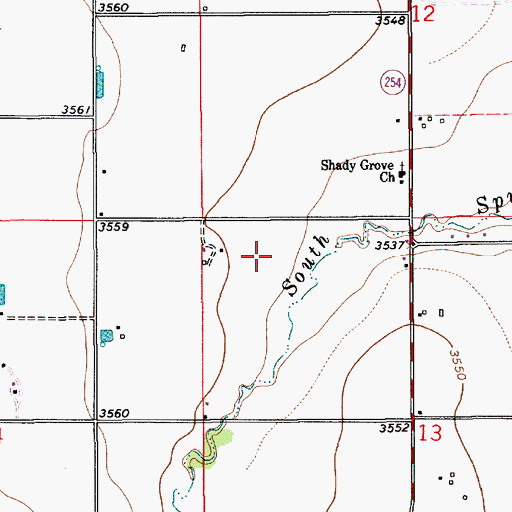 Topographic Map of Chaves County, NM