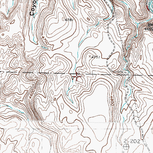 Topographic Map of Sierra County, NM