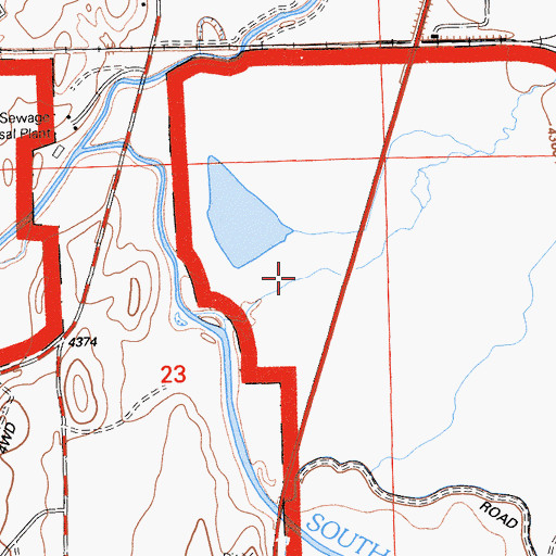 Topographic Map of Christian Life Assembly Church, CA