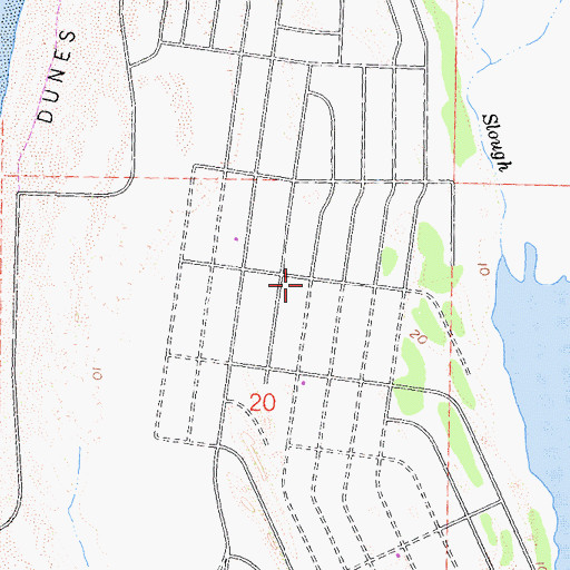 Topographic Map of Pacific Shores, CA