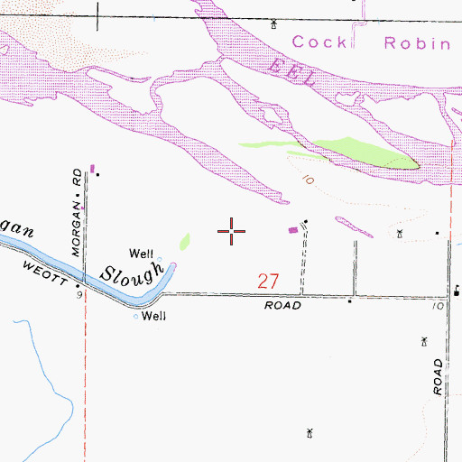 Topographic Map of Eel River Delta, CA