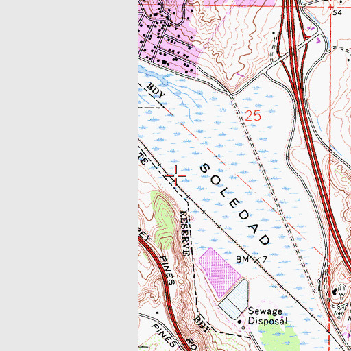 Topographic Map of Los Penasquitos Marsh, CA