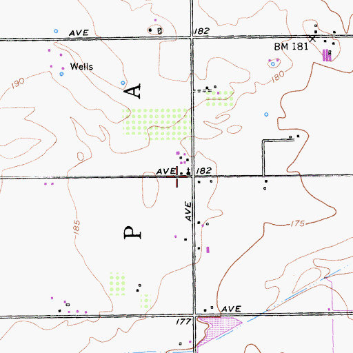 Topographic Map of Capay Community Friends Church, CA