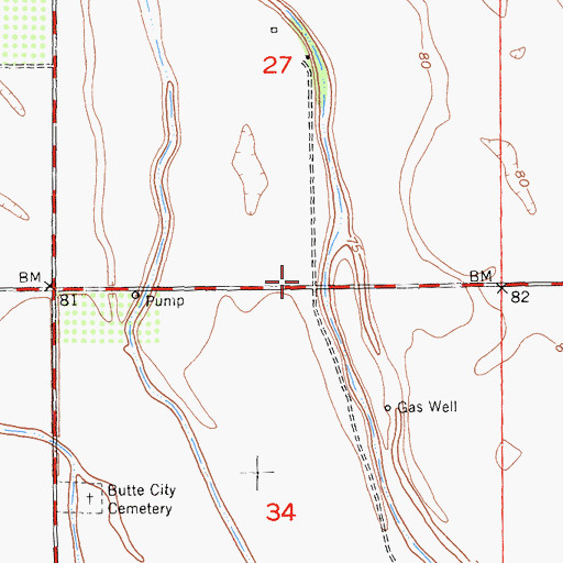 Topographic Map of Carson School (historical), CA