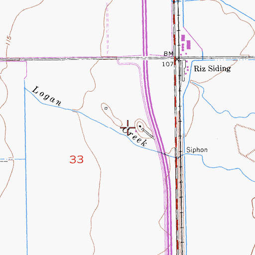 Topographic Map of Pelican Mound, CA