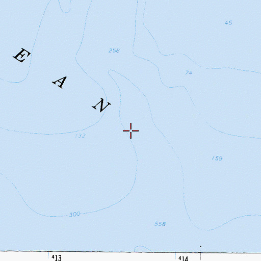 Topographic Map of Newport Submarine Canyon, CA