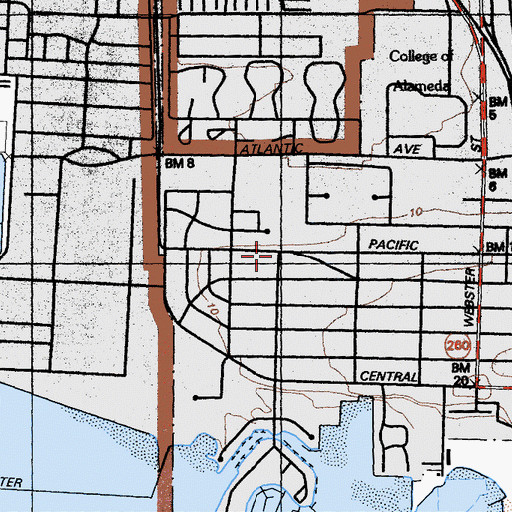 Topographic Map of Woodstock, CA
