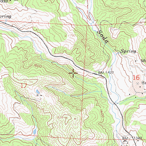 Topographic Map of Weiper Mine, CA