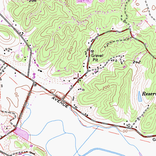 Topographic Map of Black Point School (historical), CA